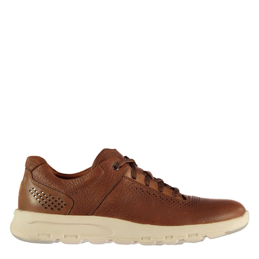 Rockport Men's Plaint Sneakers - Brown - USA (4503PZEBF)